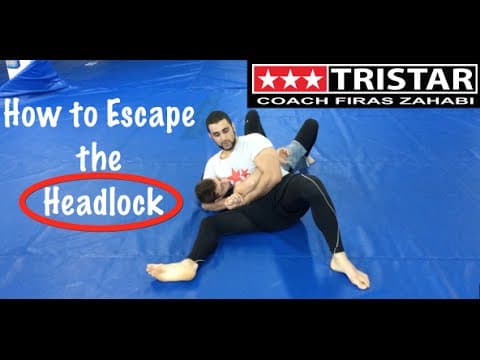 How to Fight Wrestling with Jiu-Jitsu: Headlock Escape with Coach Firas Zahabi.