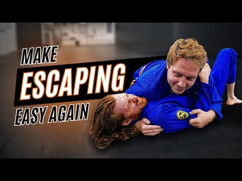 The Easy Way to Learn Side Control Escape