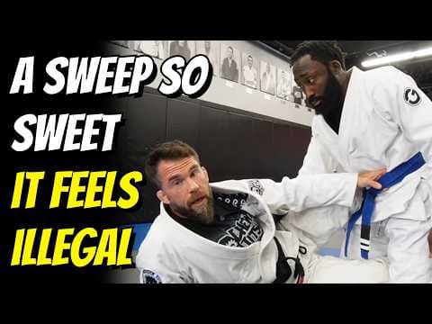 BJJ Half Guard Sweep So Effortless It Feels like Cheating