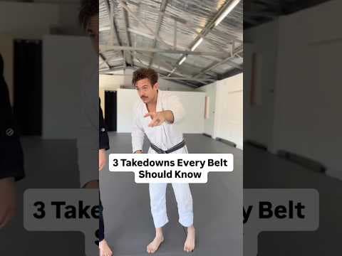3 takedowns every belt level should know