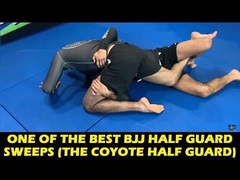 One Of The Best BJJ Half Guard Sweeps (The Coyote Half Guard) by Lucas Leite