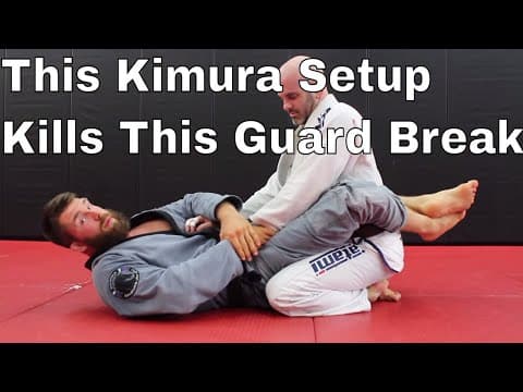 Powerful Kimura Setup for White Belts to Stop Basic Guard Break