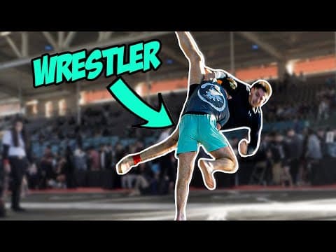 Wrestler Double Legs EVERYONE (Intermediate BJJ Comp)