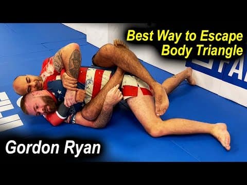 The Best Way To Escape From The Jiu Jitsu Body Triangle by Gordon Ryan