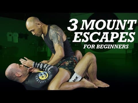The First 3 Mount Escapes You Need To Know in BJJ