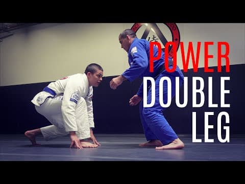 BJJ and Wrestling | POWER Double Leg | CVBJJ Online