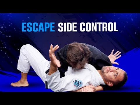 The Easiest Way to Escape Side Control (Even Against Bigger Opponents!)