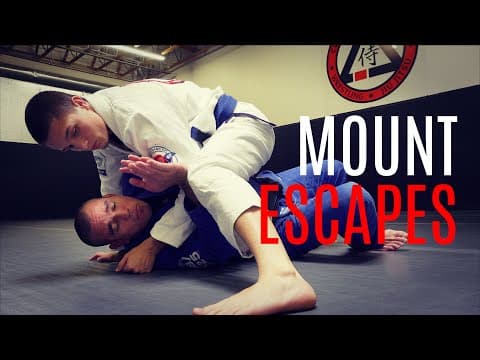 Mount Escapes | BJJ Techniques | CVBJJ Online