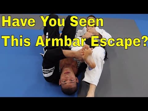 Powerful Armbar Escape for White Belts with Mahamed Aly