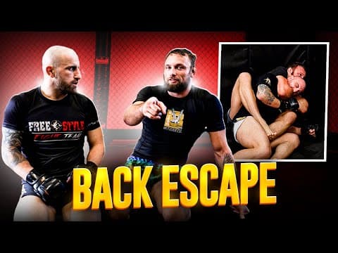 Alexander Volkanovski and Craig Jones Teach the Back Escape Technique