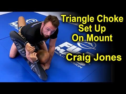 New BJJ Triangle Choke Set Up On The Mount by Craig Jones